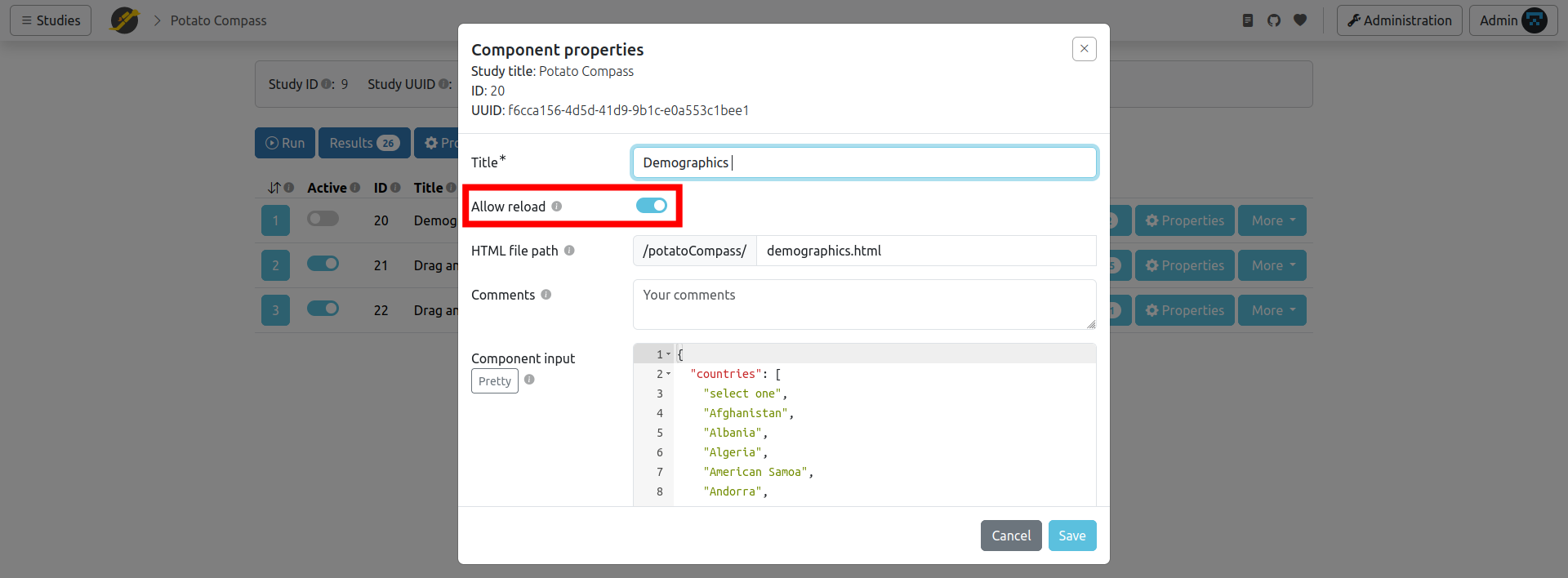 GUI Screenshot